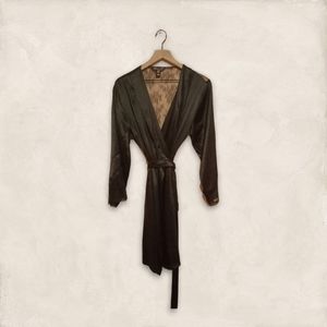 vintage victoria secret satin robe